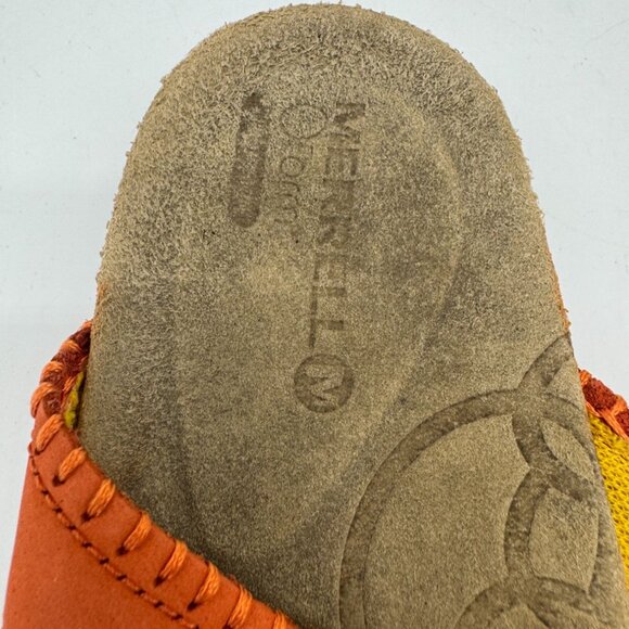 Merrell Womens Moroccan Spice Sandals Size 8 Orange Slip On Casual Cushioned - Picture 2 of 13